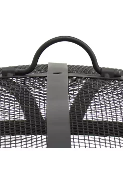 Hot Sale 🔔 24 in Reinforced Steel Mesh Round Fire Pit Spark Screen by Sunnydaze Decor 🎁 -Sunnydaze Decor Shop Belk 10033
