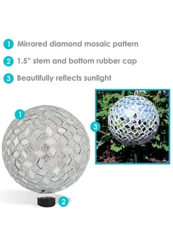 Cheap โ Mirrored Diamond Mosaic Gazing Globe - 10 in - Gray by Sunnydaze Decor ๐ฅฐ 9 Cheap โ Mirrored Diamond Mosaic Gazing Globe - 10 in - Gray by Sunnydaze Decor ๐ฅฐ -Sunnydaze Decor Shop Belk 10062
