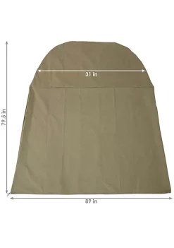 Hot Sale 🎁 Sunnydaze Loveseat Egg Chair Outdoor Furniture Cover - Khaki by Sunnydaze Decor 🎉 -Sunnydaze Decor Shop Belk 10072
