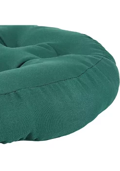 Discount ⭐ Sunnydaze Olefin Tufted Large Round Floor Cushion - Set of 2 - Dark Green by Sunnydaze Decor 🤩 -Sunnydaze Decor Shop Belk 10100