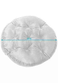 Discount ⭐ Sunnydaze Olefin Tufted Large Round Floor Cushion - Set of 2 - Dark Green by Sunnydaze Decor 🤩 -Sunnydaze Decor Shop Belk 10102