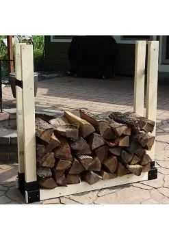 Top 10 😀 Powder-Coated Steel Adjustable Firewood Log Rack Bracket Kit by Sunnydaze Decor 💯 -Sunnydaze Decor Shop Belk 10131
