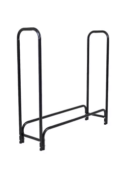 Wholesale 😉 4 ft Steel Indoor/Outdoor Firewood Log Rack - Black by Sunnydaze Decor 😀 -Sunnydaze Decor Shop Belk 10139