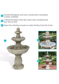 Top 10 ✔️ Birds' Delight Fiberglass Outdoor 3-Tier Water Fountain by Sunnydaze Decor ✨ 11 Top 10 ✔️ Birds' Delight Fiberglass Outdoor 3-Tier Water Fountain by Sunnydaze Decor ✨ -Sunnydaze Decor Shop Belk 1018