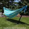 Flash Sale 🔥 2-Person Woven Cotton Hammock with Carrying Case - Sea Grass by Sunnydaze Decor ✨ -Sunnydaze Decor Shop Belk 10184