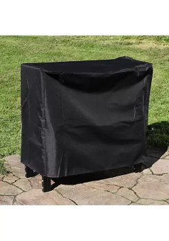 Hot Sale ✨ 2 ft Weather-Resistant PVC Firewood Log Rack Cover - Black by Sunnydaze Decor 🔥 -Sunnydaze Decor Shop Belk 10193
