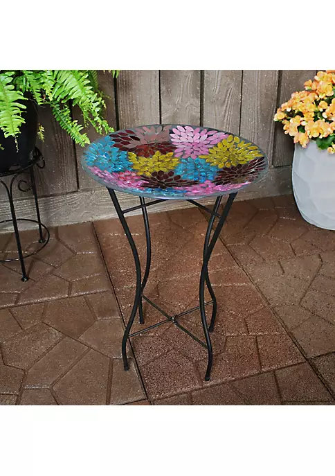 Best reviews of โ๏ธ Sunnydaze Mosaic Petals Glass Bird Bath Bowl with Stand - 14-Inch Diameter by Sunnydaze Decor ๐ 7 Best reviews of โ๏ธ Sunnydaze Mosaic Petals Glass Bird Bath Bowl with Stand - 14-Inch Diameter by Sunnydaze Decor ๐ - Image 5
