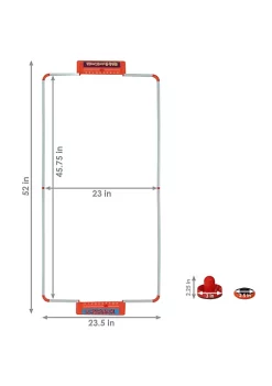 Budget 🎁 Sunnydaze Portable Hover Tabletop Air Hockey Game Set - 52-Inch by Sunnydaze Decor 😍 -Sunnydaze Decor Shop Belk 10223