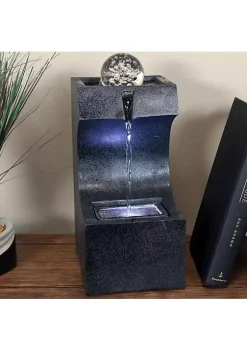 Cheap 🌟 Sunnydaze Soothing Matrix Indoor Tabletop Water Fountain with LED Light - 12-Inch by Sunnydaze Decor ❤️ -Sunnydaze Decor Shop Belk 10253