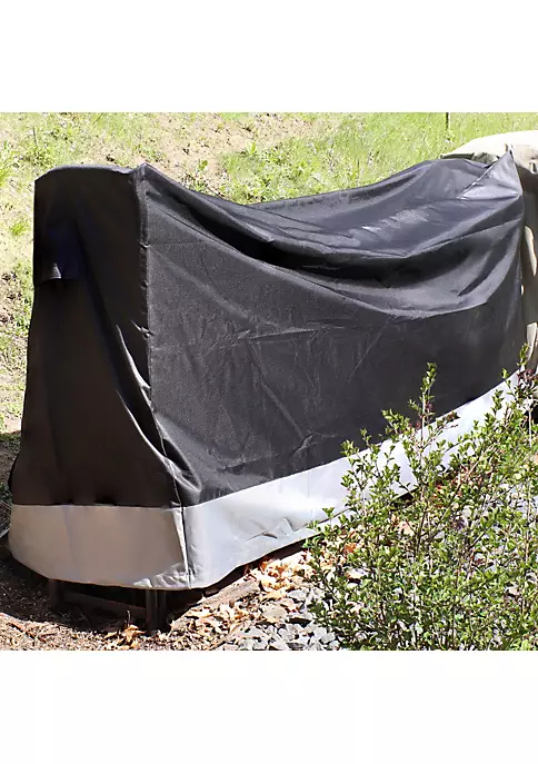 Discount ⌛ Sunnydaze Log Rack Cover - Gray and Black - Water-Resistant - 4-Foot by Sunnydaze Decor ⌛ 7 Discount ⌛ Sunnydaze Log Rack Cover - Gray and Black - Water-Resistant - 4-Foot by Sunnydaze Decor ⌛ - Image 6