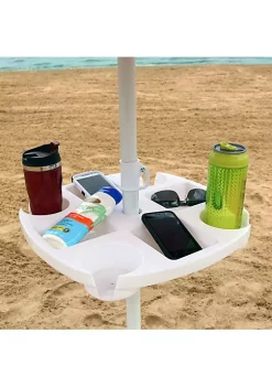 Coupon ๐ Beach Umbrella Pole Drink and Snack Holder Table by Sunnydaze Decor ๐