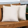 Buy ⭐ Outdoor Square Decorative Throw Pillow - Beige - Set of 2 by Sunnydaze Decor 😀 -Sunnydaze Decor Shop Belk 108