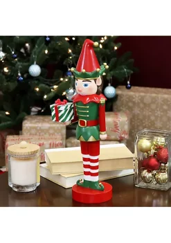 Wholesale โญ Jingles the โ Christmas Elf Indoor Nutcracker Statue - 17 in by Sunnydaze Decor ๐