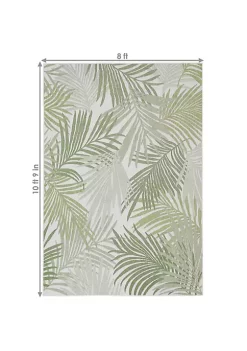 Best deal 🎉 Tropical Illusions Outdoor Area Rug - Verdant - 8 ft x 10 ft by Sunnydaze Decor 🎉 -Sunnydaze Decor Shop Belk 1120