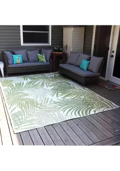 Best deal 🎉 Tropical Illusions Outdoor Area Rug - Verdant - 8 ft x 10 ft by Sunnydaze Decor 🎉 -Sunnydaze Decor Shop Belk 1121