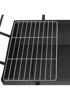 Outlet 😀 36 in Northland Grill Steel Fire Pit with Grate, Poker, and Cover by Sunnydaze Decor 😉 -Sunnydaze Decor Shop Belk 1199