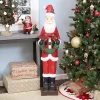 Cheapest ⭐ Sunnydaze Santa with 🎄 Christmas Wreath Indoor/Outdoor Holiday Statue - 46.5-Inch by Sunnydaze Decor 🧨 -Sunnydaze Decor Shop Belk 1203