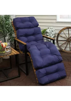 Brand new 🧨 Indoor/Outdoor Olefin Tufted Chaise Lounge Chair Cushions - Blue by Sunnydaze Decor 💯 -Sunnydaze Decor Shop Belk 1212