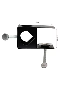 Flash Sale ⭐ Outdoor Torch Deck Clamp Holder - Black by Sunnydaze Decor 🔥 -Sunnydaze Decor Shop Belk 1238