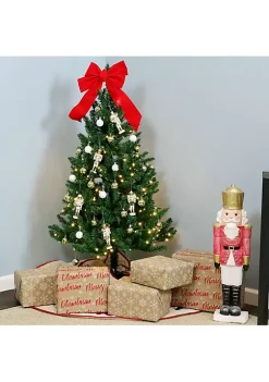 Deals 🔥 Tannenbaum Indoor Pre-Lit Artificial 🎁 Christmas Tree - 4 ft by Sunnydaze Decor 😀 -Sunnydaze Decor Shop Belk 125