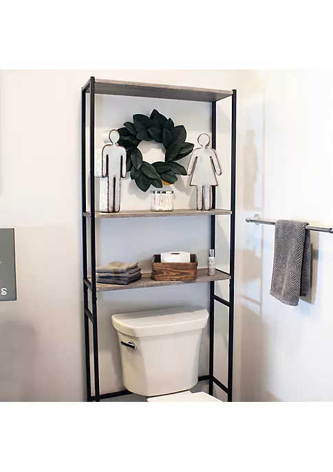 Best Sale ๐งจ Sunnydaze 3-Tier Over-The-Toilet Storage Shelf - Oak Gray by Sunnydaze Decor ๐ 3 Best Sale ๐งจ Sunnydaze 3-Tier Over-The-Toilet Storage Shelf - Oak Gray by Sunnydaze Decor ๐