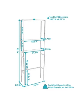 Best Sale ๐งจ Sunnydaze 3-Tier Over-The-Toilet Storage Shelf - Oak Gray by Sunnydaze Decor ๐ 12 Best Sale ๐งจ Sunnydaze 3-Tier Over-The-Toilet Storage Shelf - Oak Gray by Sunnydaze Decor ๐ -Sunnydaze Decor Shop Belk 1279