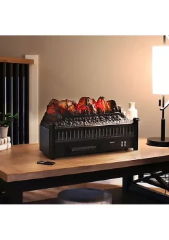 Best reviews of 🎉 23 in Polypropylene Flameless Heated Log Electric Fireplace Insert by Sunnydaze Decor 🤩