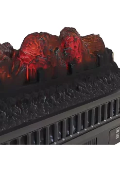 Best reviews of 🎉 23 in Polypropylene Flameless Heated Log Electric Fireplace Insert by Sunnydaze Decor 🤩 -Sunnydaze Decor Shop Belk 1318