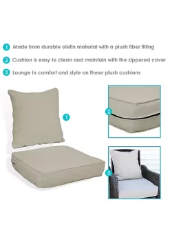 Top 10 🌟 Indoor/Outdoor Polyester Back and Seat Cushions - Beige by Sunnydaze Decor 😉 11 Top 10 🌟 Indoor/Outdoor Polyester Back and Seat Cushions - Beige by Sunnydaze Decor 😉 -Sunnydaze Decor Shop Belk 1343