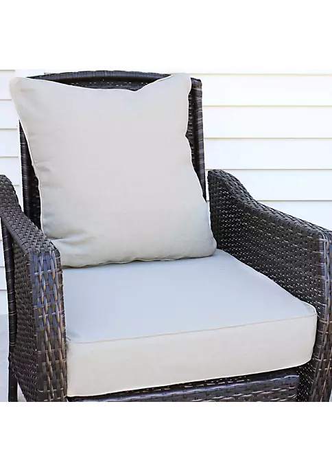 Top 10 🌟 Indoor/Outdoor Polyester Back and Seat Cushions - Beige by Sunnydaze Decor 😉 8 Top 10 🌟 Indoor/Outdoor Polyester Back and Seat Cushions - Beige by Sunnydaze Decor 😉 - Image 6