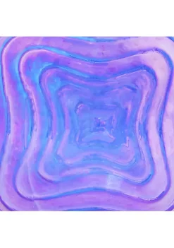 Buy 🧨 Blue Peaceful Waves Rippled Glass Gazing Globe - 10 in by Sunnydaze Decor 🥰 -Sunnydaze Decor Shop Belk 1370