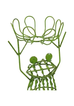 Cheapest ⭐ Green Metal Frog Plant Stand by Sunnydaze Decor 🌟 -Sunnydaze Decor Shop Belk 140