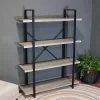 Cheap ❤️ 4-Tier Industrial Open-Shelf Bookshelf - Oak Gray by Sunnydaze Decor 💯 -Sunnydaze Decor Shop Belk 1409