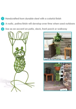 Best Pirce ❤️ Bronze Steel 6-Tier Staggered Folding Plant Stand - 45 in by Sunnydaze Decor 🥰 -Sunnydaze Decor Shop Belk 141