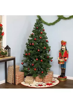 Promo ⭐ Sunnydaze Faux Canadian Pine 🎄 Christmas Tree with Hinged Branches - 7-Foot by Sunnydaze Decor 😉