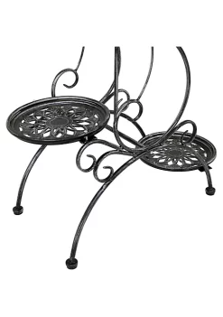 Best deal 🧨 Dark Gray Steel 3-Tier Victorian Staggered Plant Stand - 31.5 in by Sunnydaze Decor ⭐ 10 Best deal 🧨 Dark Gray Steel 3-Tier Victorian Staggered Plant Stand - 31.5 in by Sunnydaze Decor ⭐ -Sunnydaze Decor Shop Belk 1440
