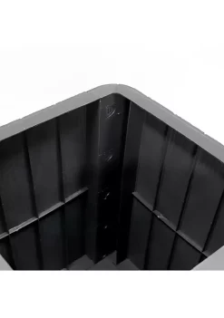 Best Sale 🔥 11.5 gal Faux Wood Outdoor Side Table with Storage - Phantom Gray by Sunnydaze Decor 😉 -Sunnydaze Decor Shop Belk 146