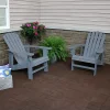 Promo 😀 Fir Wood Adirondack Chair with Adjustable Back - Gray - Set of 2 by Sunnydaze Decor ✔️ -Sunnydaze Decor Shop Belk 1479