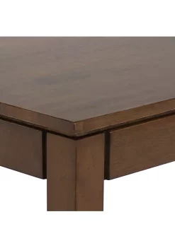 New 🛒 2-Person Wooden Shaker Style Dining Bench - Dark Walnut by Sunnydaze Decor 🎉 -Sunnydaze Decor Shop Belk 1521