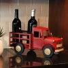 Coupon 🛒 Iron Sheet Rustic Red Truck Convenient Countertop Wine Rack by Sunnydaze Decor ✨ -Sunnydaze Decor Shop Belk 1525