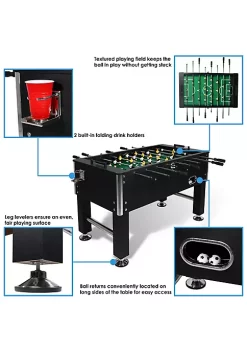 Cheapest 🎉 55 in Foosball Game Table with Drink Holders by Sunnydaze Decor 👏 -Sunnydaze Decor Shop Belk 1563