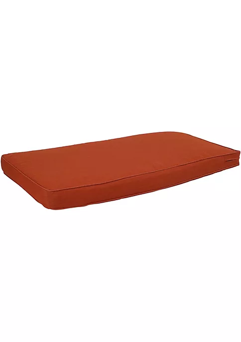 New 🔔 Indoor/Outdoor Olefin Bench Cushion - 41 in x 18 in - Rust by Sunnydaze Decor ✨ 4 New 🔔 Indoor/Outdoor Olefin Bench Cushion - 41 in x 18 in - Rust by Sunnydaze Decor ✨ - Image 2