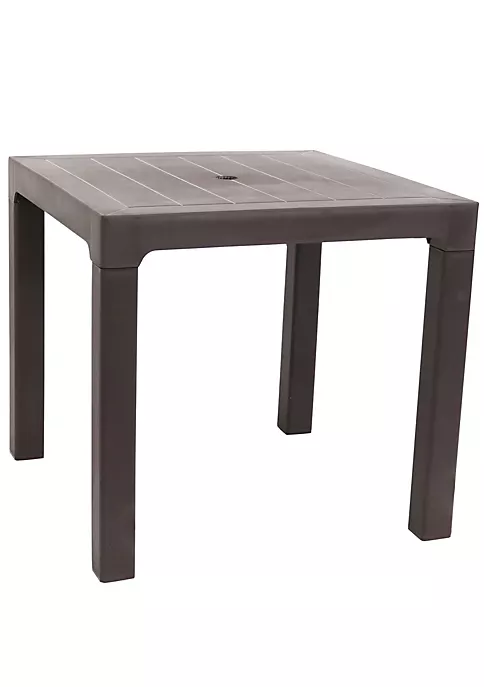 Best reviews of ๐ 31.25 in Plastic Square Patio Dining Table - Brown by Sunnydaze Decor โค๏ธ 4 Best reviews of ๐ 31.25 in Plastic Square Patio Dining Table - Brown by Sunnydaze Decor โค๏ธ - Image 2