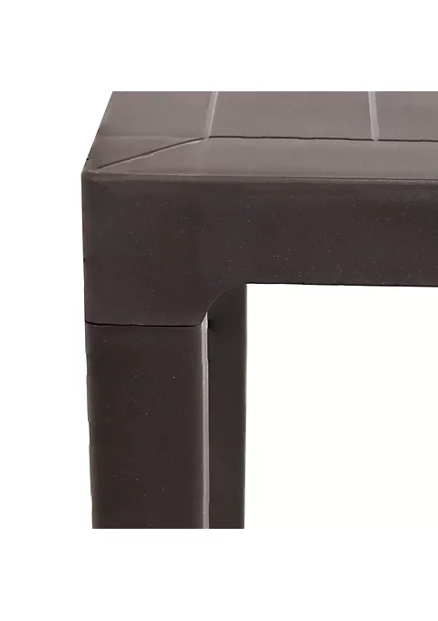 Best reviews of ๐ 31.25 in Plastic Square Patio Dining Table - Brown by Sunnydaze Decor โค๏ธ 5 Best reviews of ๐ 31.25 in Plastic Square Patio Dining Table - Brown by Sunnydaze Decor โค๏ธ - Image 3