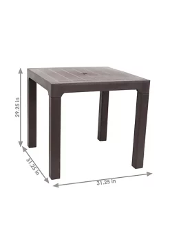 Best reviews of ๐ 31.25 in Plastic Square Patio Dining Table - Brown by Sunnydaze Decor โค๏ธ 10 Best reviews of ๐ 31.25 in Plastic Square Patio Dining Table - Brown by Sunnydaze Decor โค๏ธ -Sunnydaze Decor Shop Belk 1575