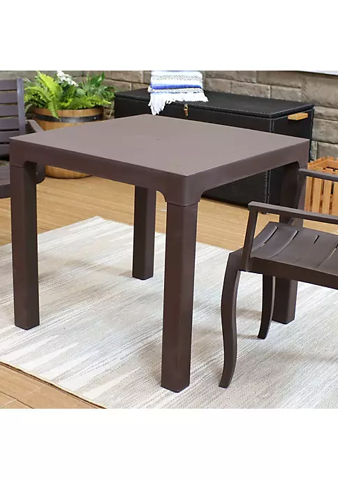 Best reviews of ๐ 31.25 in Plastic Square Patio Dining Table - Brown by Sunnydaze Decor โค๏ธ 7 Best reviews of ๐ 31.25 in Plastic Square Patio Dining Table - Brown by Sunnydaze Decor โค๏ธ - Image 5