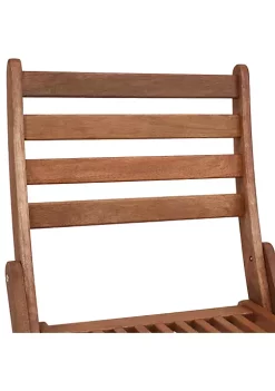 Best Pirce 🔥 Meranti Wood Folding Patio Bistro Dining Chair - Set of 2 by Sunnydaze Decor 🎉 -Sunnydaze Decor Shop Belk 1590