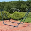 New 🔔 Powder-Coated Steel Universal Hammock Stand - Blue - 124 in by Sunnydaze Decor 🤩 -Sunnydaze Decor Shop Belk 1605