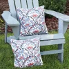 Brand new 🛒 Outdoor Square Decorative Throw Pillow - Red/Blue - Set of 2 by Sunnydaze Decor 🤩 -Sunnydaze Decor Shop Belk 1644