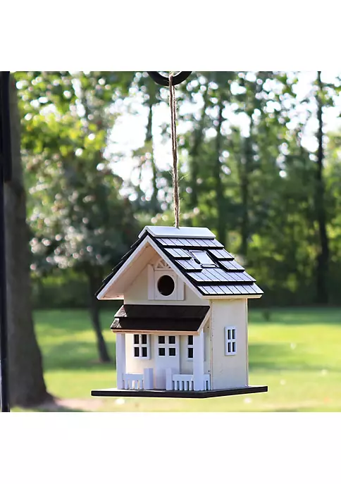 Best Pirce โค๏ธ 9.25 in Wooden Cozy Home Birdhouse with Solar LED Light - Cream by Sunnydaze Decor ๐ 8 Best Pirce โค๏ธ 9.25 in Wooden Cozy Home Birdhouse with Solar LED Light - Cream by Sunnydaze Decor ๐ - Image 6